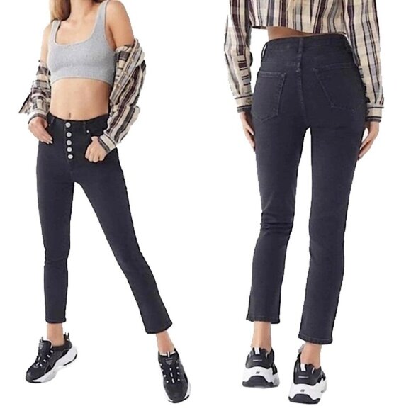 BDG Denim - 💙 BDG Urban outfitters black Denim girlfriend high rise jeans Size 24